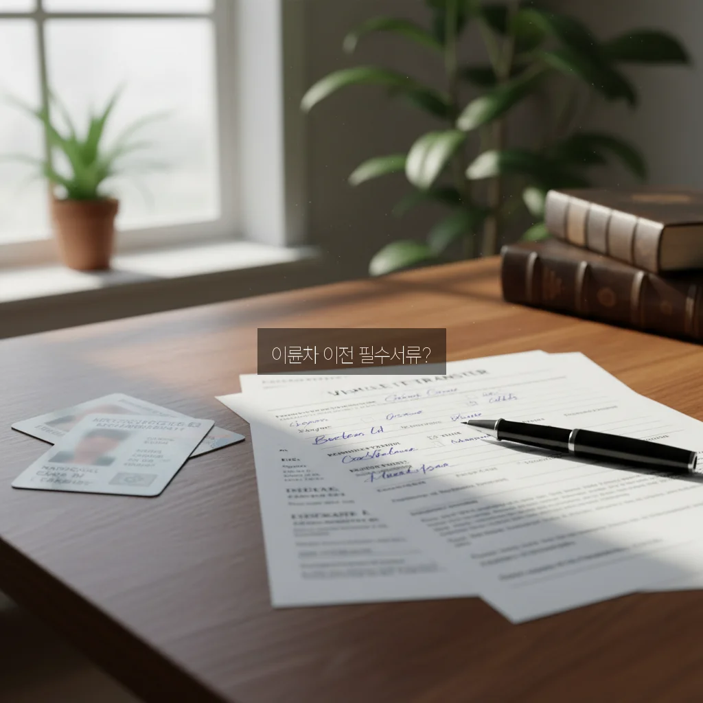 이륜차 명의이전 서류 관련 이미지 1