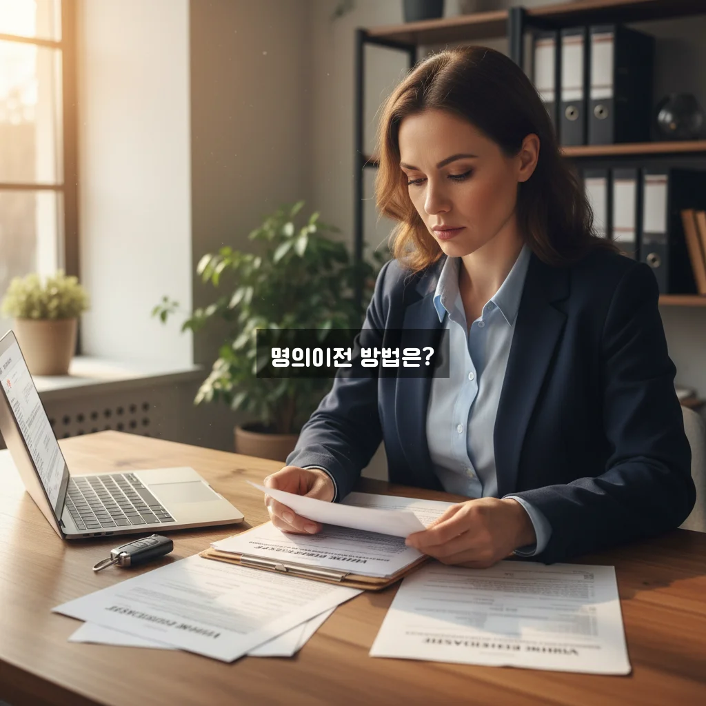 자동차 증여 명의이전 관련 이미지 2