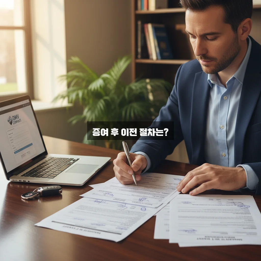 자동차 증여 명의이전 관련 이미지 3