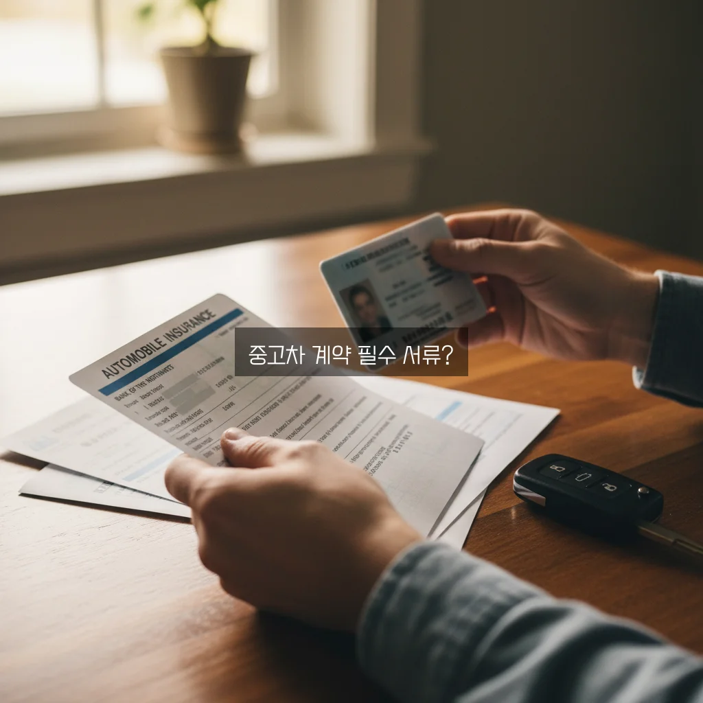 중고차 살때 필요서류 관련 이미지 2