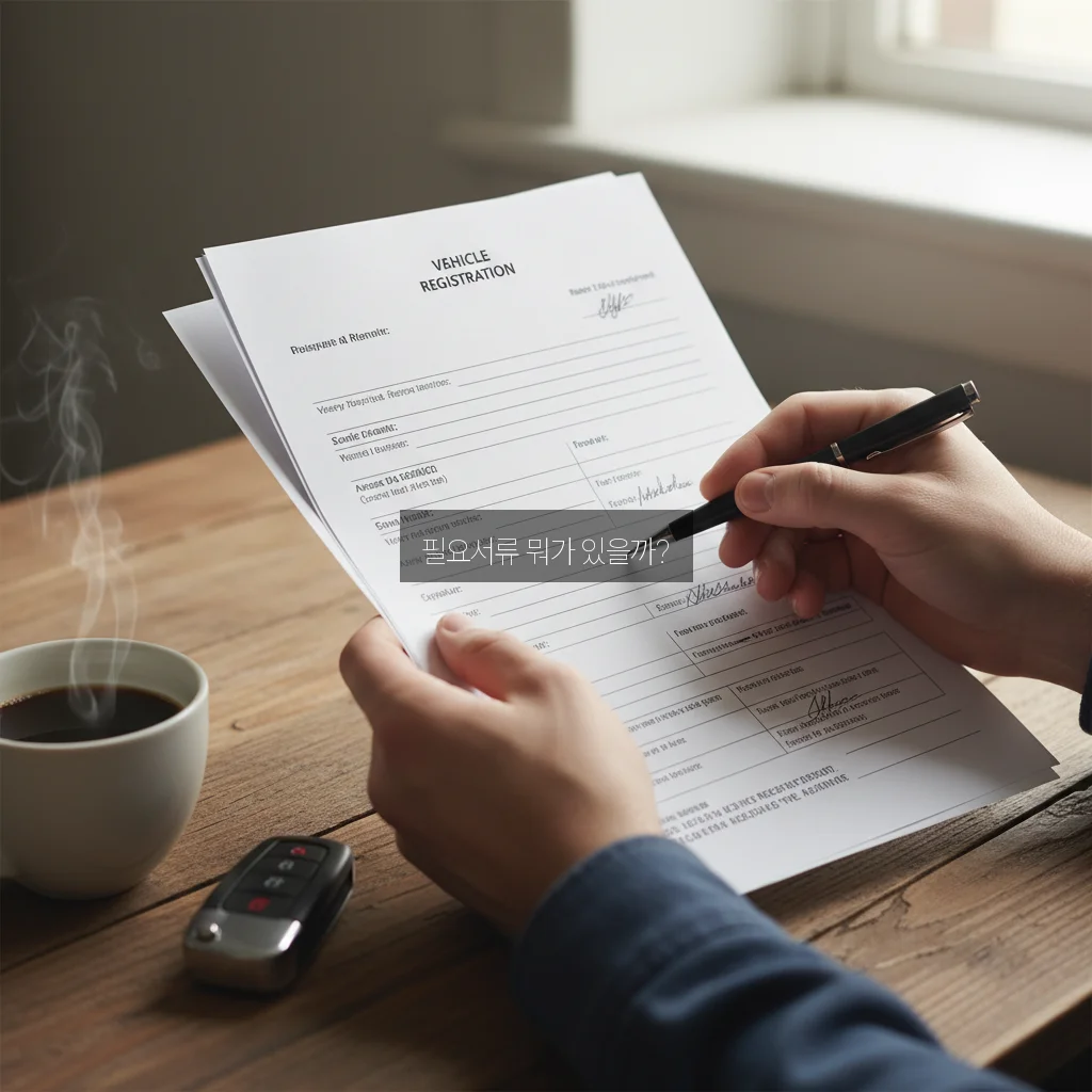차량 명의이전 서류 관련 이미지 1