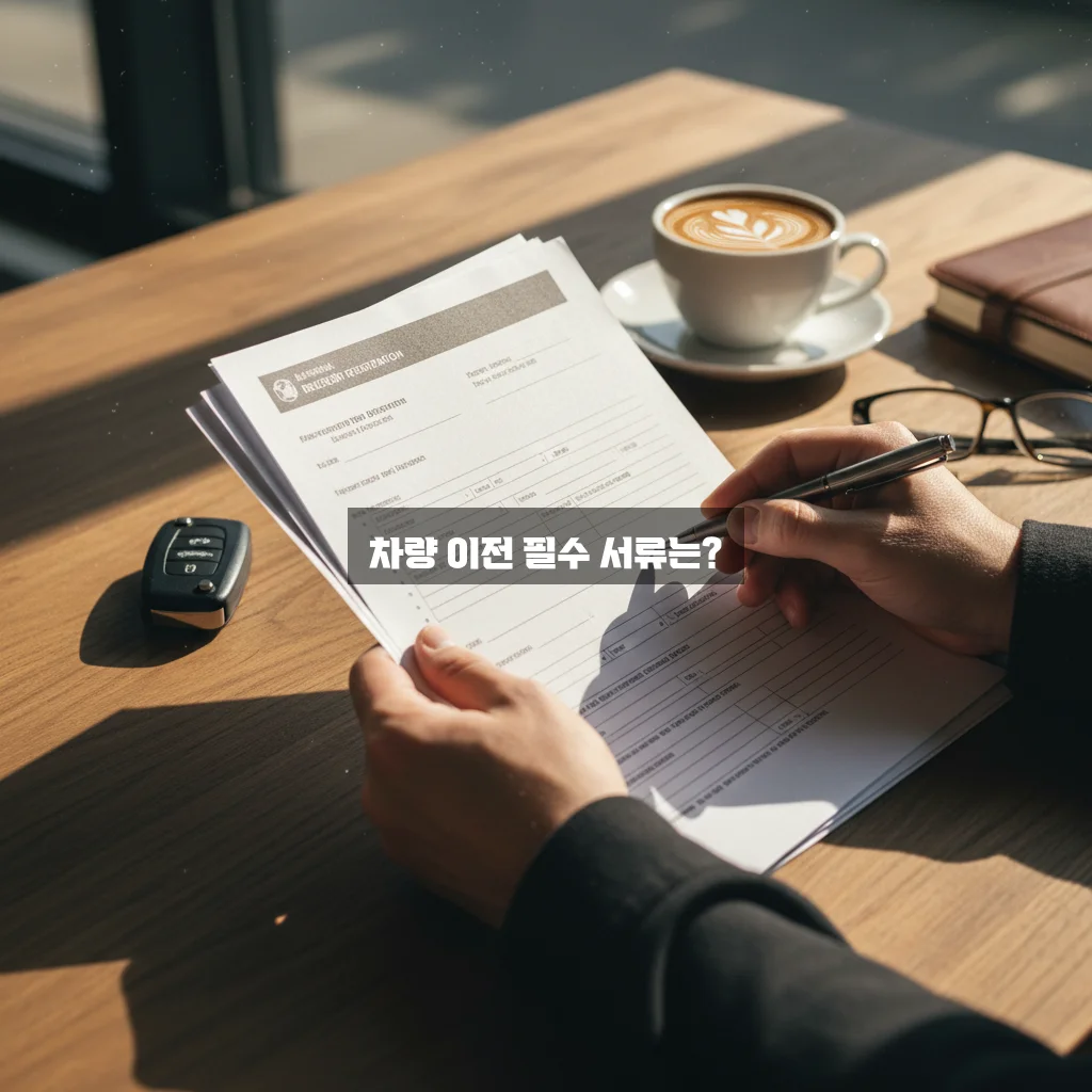 차량 명의이전 서류 관련 이미지 3