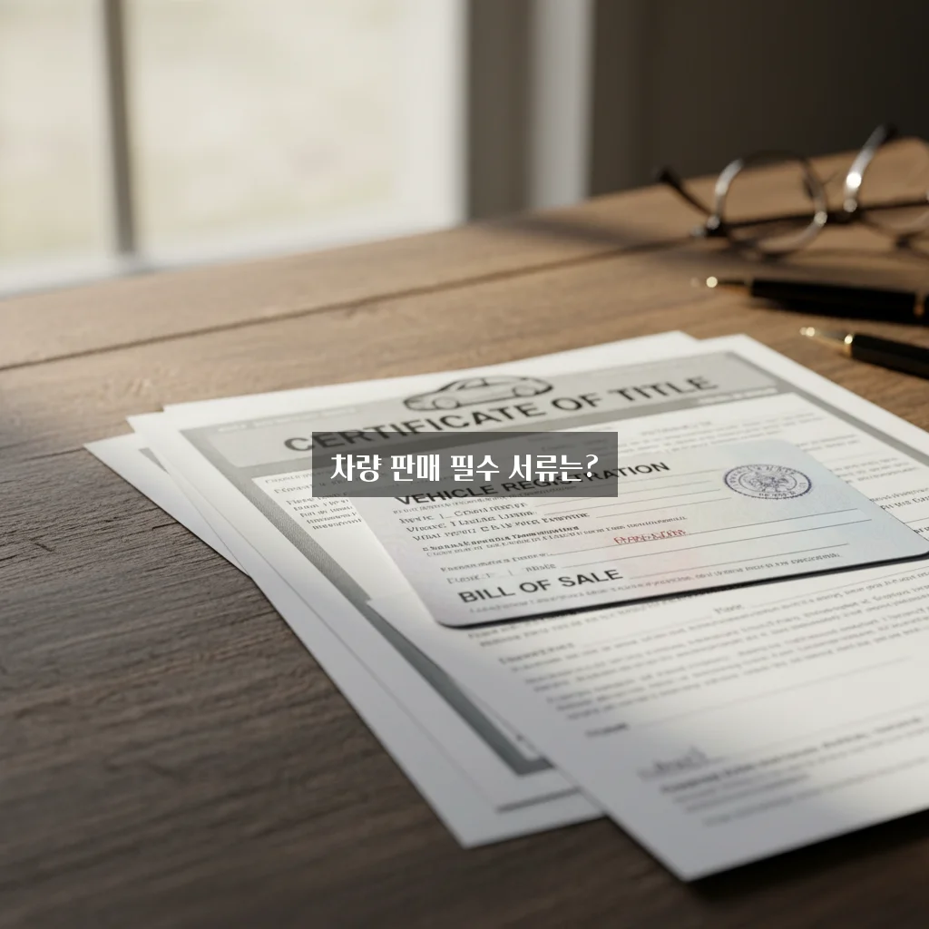 차량 판매시 필요서류 관련 이미지 3